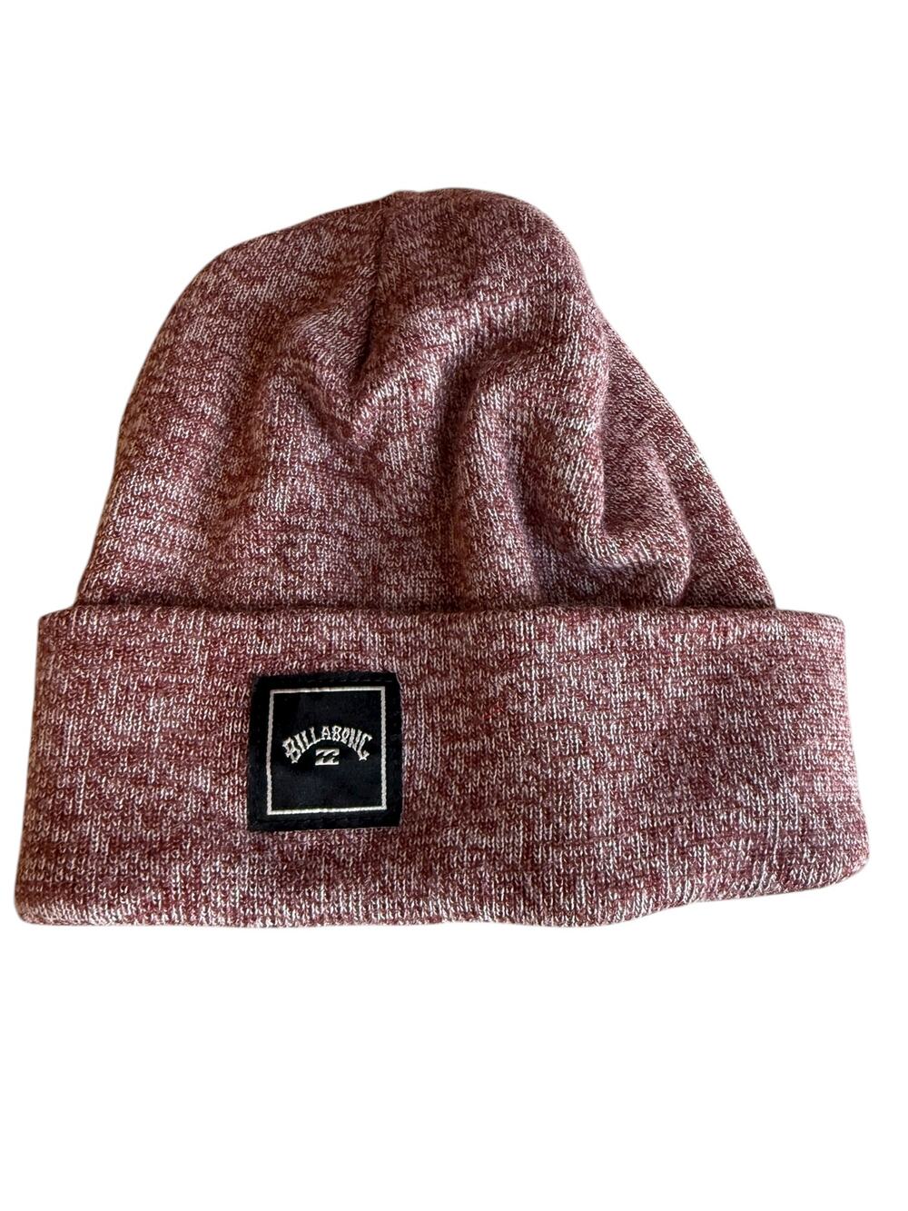 Billabong Winter Beanie Hat Heathered Red